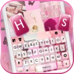 pink collage android application logo